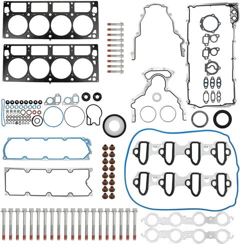 مجموعة حشية الرأس مسامير رأس الأسطوانة لـ 04-09 لكاديلاك إسكاليد ESC EXT لـ Chevy Express 2500 Silverado 1500 Classic 2500 HD 3500 SSR Tahoe لـ Gmc Savana لـ Gmc Savana 2500 3500 Yukon Hummer in Saudi Arabia