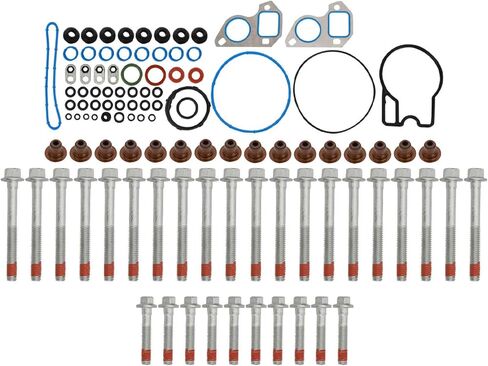 مجموعة حشية الرأس مسامير رأس الأسطوانة لـ 04-09 لكاديلاك إسكاليد ESC EXT لـ Chevy Express 2500 Silverado 1500 Classic 2500 HD 3500 SSR Tahoe لـ Gmc Savana لـ Gmc Savana 2500 3500 Yukon Hummer in Saudi Arabia