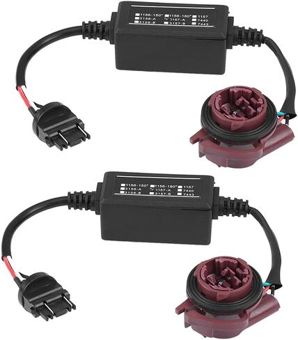 3157 مقاومات تحميل LED التوصيل والتشغيل تسخير مكافحة وميض ، 2 قطعة مكافحة فرط وميض فلاش خطأ إلغاء Canbus الفرامل in Kuwait