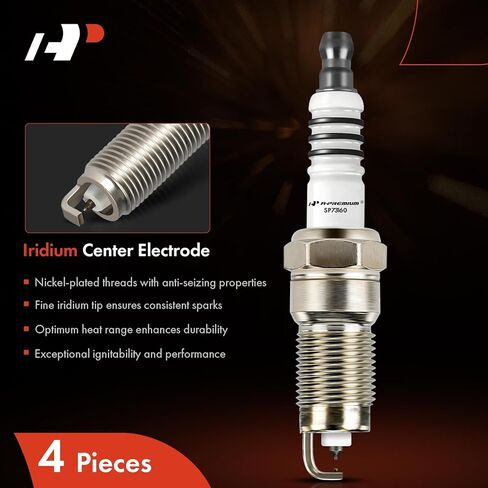 شمعات إشعال إيريديوم وبلاتينيوم ممتازة متوافقة مع فورد F-150، إكسبلورر، موستانج، توروس، E-150، رينجر، فريستار ولينكولن كونتيننتال ولاند روفر LR3 ومازدا B4000 وميركوري، عبوة من 6 قطع in Kuwait