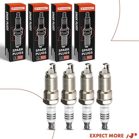 شمعات إشعال إيريديوم وبلاتينيوم ممتازة متوافقة مع فورد F-150، إكسبلورر، موستانج، توروس، E-150، رينجر، فريستار ولينكولن كونتيننتال ولاند روفر LR3 ومازدا B4000 وميركوري، عبوة من 6 قطع in Kuwait