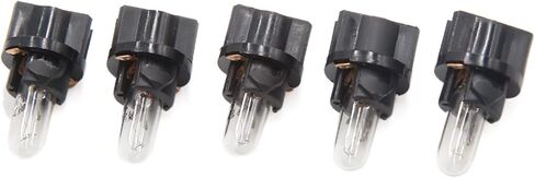 uxcell 5pcs DC 12V T5-V2 Amber Dashboard Indicator Signal Light for Car Internal in Saudi Arabia