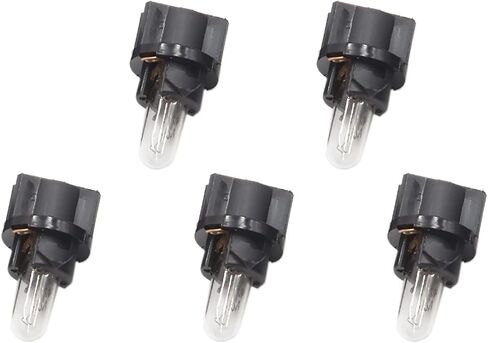 uxcell 5pcs DC 12V T5-V2 Amber Dashboard Indicator Signal Light for Car Internal in Saudi Arabia
