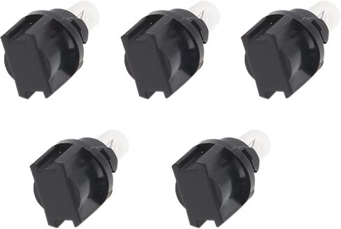 uxcell 5pcs DC 12V T5-V2 Amber Dashboard Indicator Signal Light for Car Internal in Saudi Arabia