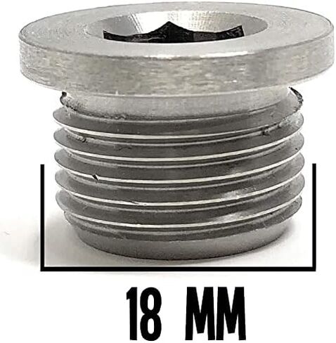 O2 Oxygen Sensor Fitting Plugs or Weld Bungs (10 pack Steel Bungs, M18 x 1.5) (10 pack Steel Plugs, M18 X 1.5) in Kuwait
