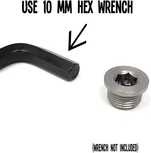 O2 Oxygen Sensor Fitting Plugs or Weld Bungs (10 pack Steel Bungs, M18 x 1.5) (10 pack Steel Plugs, M18 X 1.5) in Kuwait