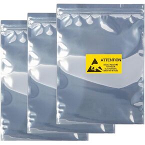 60pcs Anti Static Bag for 3.5'' Hand Drive, 5.9x7.87in/15x20cm Resealable ESD Bags for SSD HDD with 60pcs Antistatic Labels in Saudi Arabia
