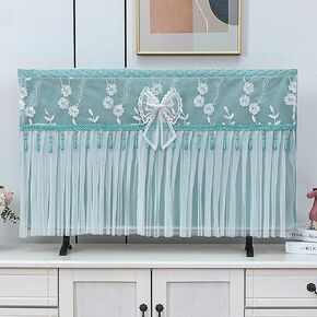 Indoor Television Dust Proof Cover Lace, Antistatic Dust Covers, Breathable Dust Cover with Modern Design, Lace TV Screen Protector Cloth(Color3,37-40inch) in Saudi Arabia