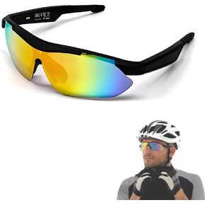 نظارة شمسية Bluetooth ركوب الدراجات ، نظارات ذكية رياضية ، مكبرات صوت ميكروفون مدمجة وموسيقى مفتوحة ، لركوب الدراجات ، الجري in Kuwait