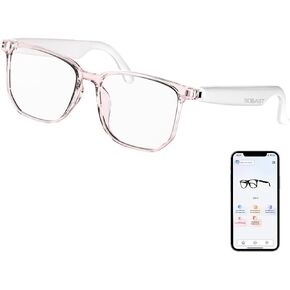 AI Bluetooth Translation Glasses Wireless Smart Glasses, Real-time Interpretation 110+Languages, OWS Open with Magnetic Charging Port, for Learning/Travelling/Driving/Business (Black) in Saudi Arabia