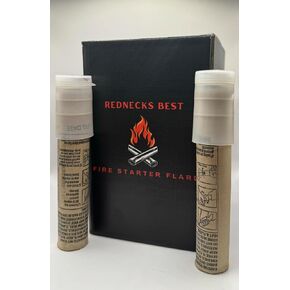 Fire Starter Flare Ultimate Backcountry Fire Starter Campfires, Bonfires & Backcountry Ignites Damp Wood & Burns up to 7 Minutes, Waterproof & Windproof Ignition 12 Pack (12) in Saudi Arabia