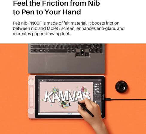 Huion Kamvas 16 (Gen 3) رسم قرص مع الشاشة و 10 حزمة بديل محس in Saudi Arabia