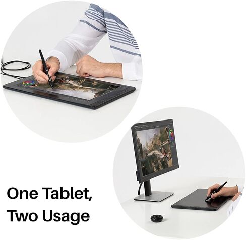 Huion Kamvas 16 （2021） رسومات رسم قرص مع شاشة ورفض فنان قفاز in Saudi Arabia