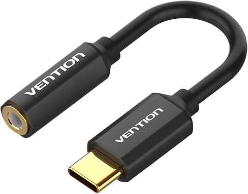 اكتب C إلى 3.5 Jack USB C إلى 3.5 مم AUX AUX AUX AULPTONE ADAPTER AUD AUX لـ USB-C Tablet Phone Captop Jack 3 5 Cable (Black 30cm ، 30cm) in Saudi Arabia