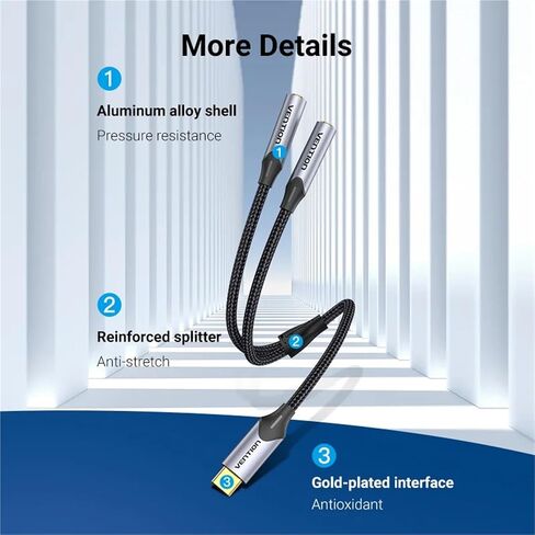 اكتب C إلى 3.5 Jack USB C إلى 3.5 مم AUX AUX AUX AULPTONE ADAPTER AUD AUX لـ USB-C Tablet Phone Captop Jack 3 5 Cable (Black 30cm ، 30cm) in Saudi Arabia