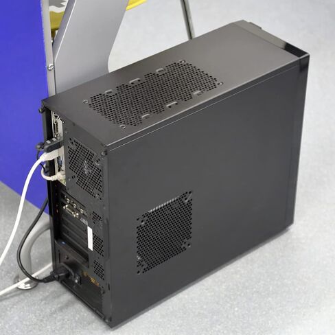 80mm Computer Fan Filter Grills PVC Mesh Dustproof Case Cover for Computers, Black Pack of 8 in Saudi Arabia