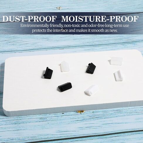 30 Pcs USB A Type Female Port Cover Caps, Silicone Anti Dust Cover Charging Port Covers for USB A Female Interface Easy to Install in Saudi Arabia