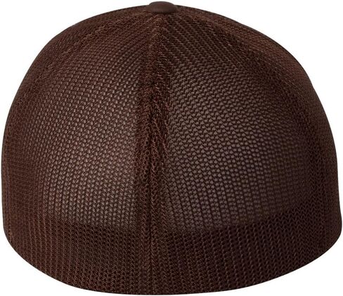 قبعة Flexfit 6533 فائقة الألياف وشبكة هوائية، مجموعة من مجموعات باللون الأبيض / المارون - صغير / متوسط in Kuwait