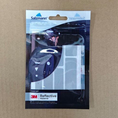 Salzmann 3M Reflective Stickers - Soft Stickers for Backpacks, Bikes, Helmets, prams, etc. - Made with 3M Reflective Material in Kuwait