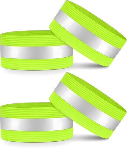 Reflective Elastic Safety Wristbands for - Adjustable High-Visibility Armbands for Jogging, Cycling, Night Running in Saudi Arabia