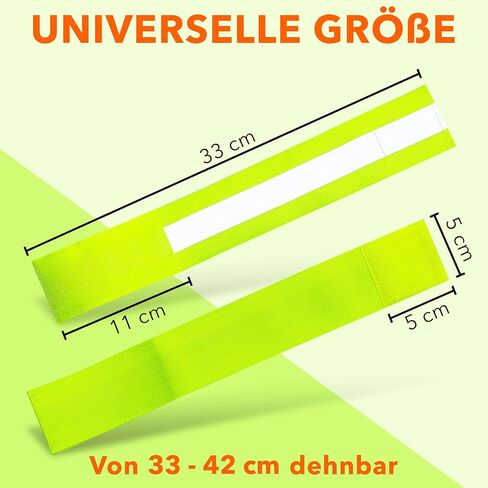 Reflective Elastic Safety Wristbands for - Adjustable High-Visibility Armbands for Jogging, Cycling, Night Running in Saudi Arabia