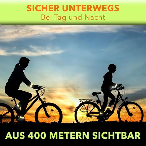 Reflective Elastic Safety Wristbands for - Adjustable High-Visibility Armbands for Jogging, Cycling, Night Running in Saudi Arabia