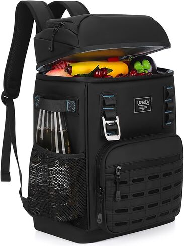 Cooler Backpack 2 Insulated Compartments Leak Proof Beach Coolers Back Pack Waterproof Cooler Bag for Hiking, BBQ Camping, Picnic, Fishing (25L, 36 Cans) in Kuwait