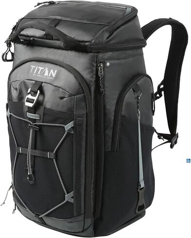 26 CANS Titan by Arctic-Zone Super Foam and Leak Proof Backpack Cooler - Black in Saudi Arabia
