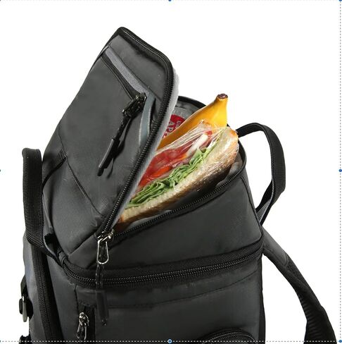 26 CANS Titan by Arctic-Zone Super Foam and Leak Proof Backpack Cooler - Black in Saudi Arabia