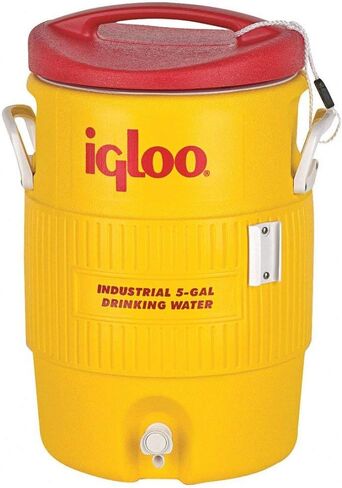 5 GAL YELLOW/RED PLASTICIND. COOLER in Saudi Arabia