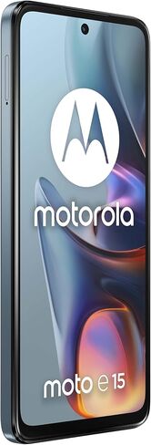Motorola Moto E15 Dual -SIM 64GB ROM + 2GB RAM (GSM ONLY | NO CDMA) مصنع غير مؤمّن 4G/LTE SMARTH (Misty Blue) - الإصدار الدولي in Saudi Arabia
