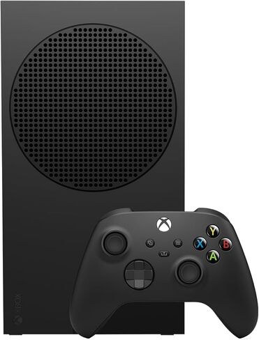 Microsoft Xbox Series S 1TB SSD Console Carbon Black - يشمل جهاز التحكم اللاسلكي Xbox - ما يصل إلى 120 إطارًا في الثانية - 10 جيجابايت من ذاكرة الوصول العشوائي 1TB SSD - تجربة نطاق ديناميكي عالي - بنية سرعة Xbox (قسط متجدد) in Saudi Arabia