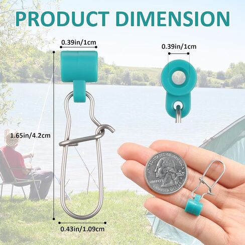 Soulchen 150 PCS خط الصيد Slighter Slides Catfishing Pill مع Duo Lock Snaps Saltwater Overichs Souldics Swickers Snow Snap Box Kit for Surf Bottom Fishing Tackle Tackle in Kuwait