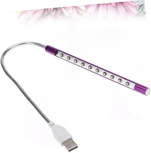 Doitool USB LED القراءة -مصباح المكتبي المصباح المصباح المرن عن الرقبة المعدنية المصباح للمكتب المنزلي والاستخدام بجانب السرير in Kuwait