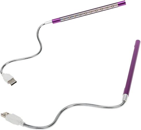 Doitool USB LED القراءة -مصباح المكتبي المصباح المصباح المرن عن الرقبة المعدنية المصباح للمكتب المنزلي والاستخدام بجانب السرير in Kuwait
