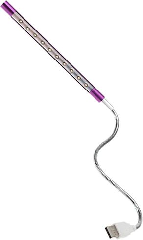 Doitool USB LED القراءة -مصباح المكتبي المصباح المصباح المرن عن الرقبة المعدنية المصباح للمكتب المنزلي والاستخدام بجانب السرير in Kuwait