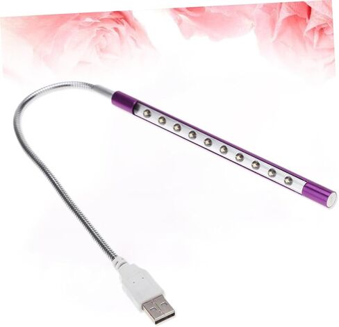 Doitool USB LED القراءة -مصباح المكتبي المصباح المصباح المرن عن الرقبة المعدنية المصباح للمكتب المنزلي والاستخدام بجانب السرير in Kuwait