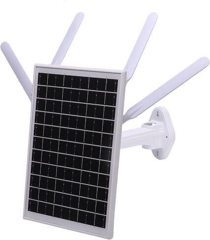 ASIXXSIX 12W Solar Powered 4G LTE MODEM ، موسع WIFI6 في الهواء الطلق مع فتحة بطاقة SIM 150 متر مبنية في بطارية 18000mAh بطارية IP66 in Saudi Arabia