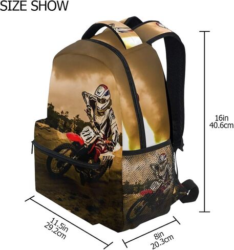 Nerxy Lightweight Dirt-Bike Motocross Motorcycle Vehicle Backpacks Women Bags Men Bookbag in Kuwait