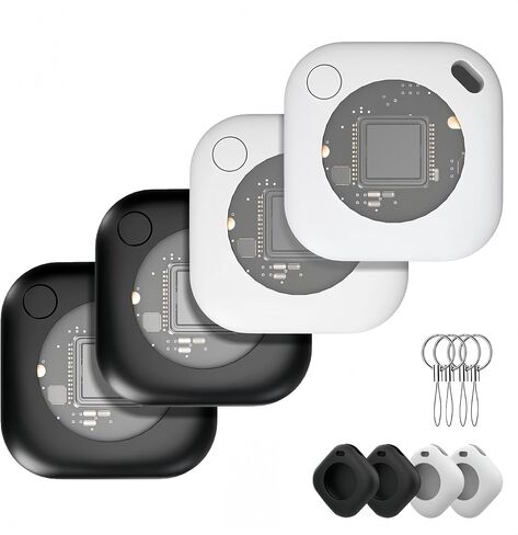 2025 علامات تتبع الهواء الجديدة-حزمة 4 ، تعمل Bluetooth Trace مع Apple Find My (iOS فقط ، وليس من أجل Android) ، ومكتشفو عناصر العلامة الذكية للمفتاح ، والأمتعة ، وظهر الظهر ، والحيوانات الأليفة ، والدراجة (وليس لأجهزة Android) in Saudi Arabia