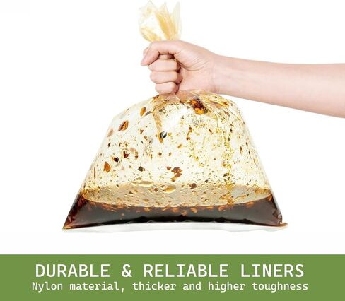 بطانات طبخ بطيئة 20 ٪ ، وأكياس الطهي الكبيرة 13 "× 21" يمكن التخلص منها للطباخات البطيئة من الثالثة من الثالثة إلى 8QT ، وعلقة الطهي لأواني بيضاوية وجولة (20) in Saudi Arabia