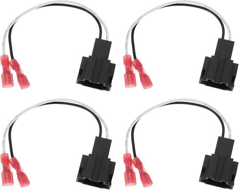 4pcs Car Speaker Adapters Plug Lead Connectors Cable Compatible with Mercedes A B C E in Saudi Arabia