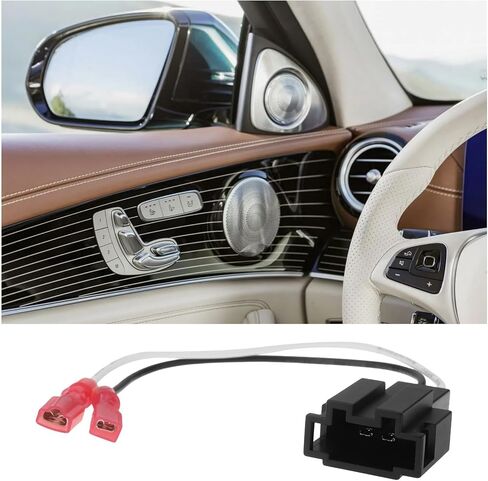 4pcs Car Speaker Adapters Plug Lead Connectors Cable Compatible with Mercedes A B C E in Saudi Arabia