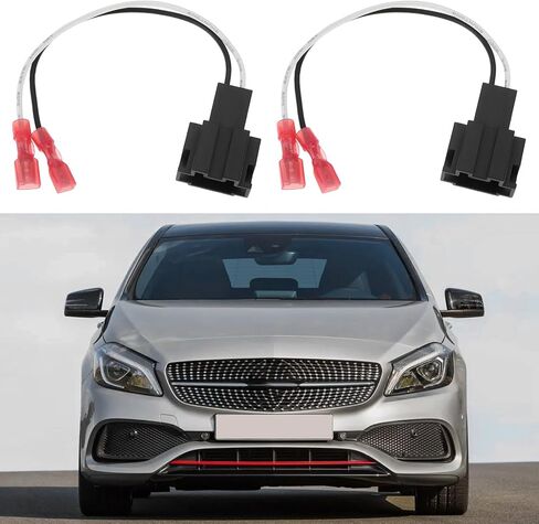 4pcs Car Speaker Adapters Plug Lead Connectors Cable Compatible with Mercedes A B C E in Saudi Arabia