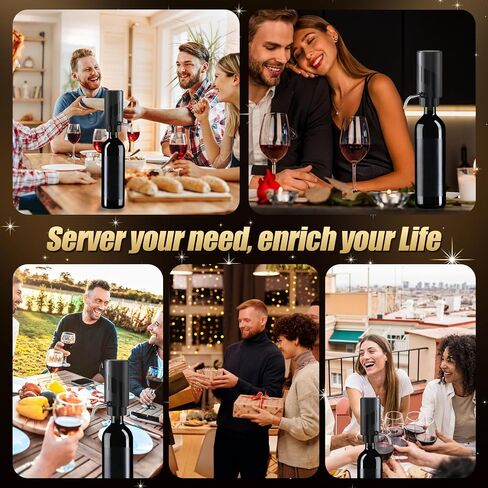 Molamolamoy Wine Aerator Electric Wine Decanter Automatic Wine Aerator Portail in Saudi Arabia