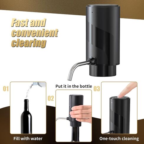 Molamolamoy Wine Aerator Electric Wine Decanter Automatic Wine Aerator Portail in Saudi Arabia