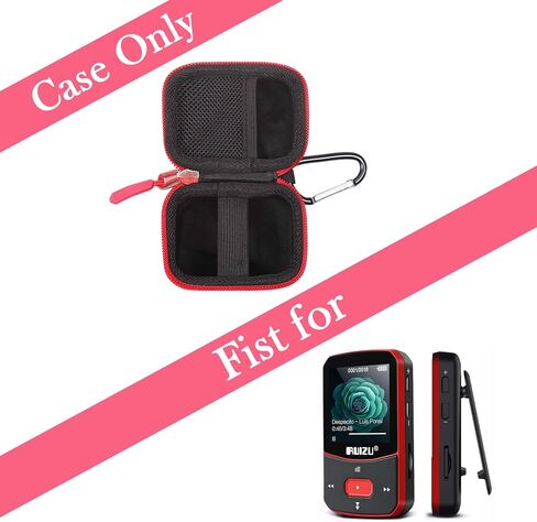 Mp3 Case for RUIZU/for AGPTEK for YOTON Mini Portable Clip MP3 Player (Case Only) (Black) in Saudi Arabia