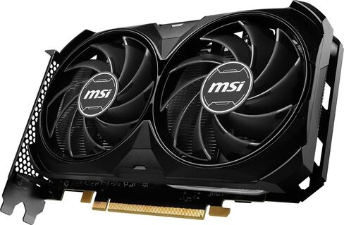 MSI Gaming GeForce RTX 4060 Ti 16GB GDRR6 Boost Clock: 2625 MHz 128-Bit HDMI/DP Nvlink TORX Fan 4.0 Ada Lovelace Architecture Graphics Card (RTX 4060 Ti Ventus 2X Black 16G OC) (Renewed) in Saudi Arabia