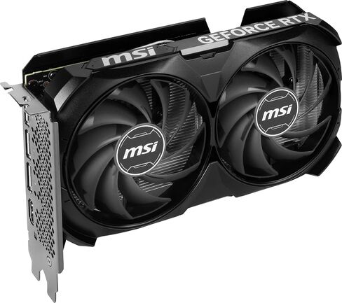 MSI Gaming GeForce RTX 4060 Ti 16GB GDRR6 Boost Clock: 2625 MHz 128-Bit HDMI/DP Nvlink TORX Fan 4.0 Ada Lovelace Architecture Graphics Card (RTX 4060 Ti Ventus 2X Black 16G OC) (Renewed) in Saudi Arabia