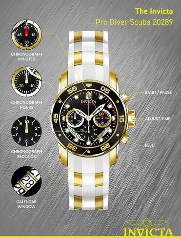 Invicta Men's 6986 Pro Diver Collection Chronograph Black Watch in Saudi Arabia